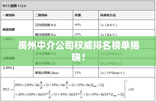 禹州中介公司权威排名榜单揭晓！