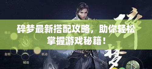 碎梦最新搭配攻略，助你轻松掌握游戏秘籍！