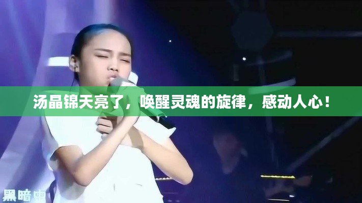 汤晶锦天亮了，唤醒灵魂的旋律，感动人心！