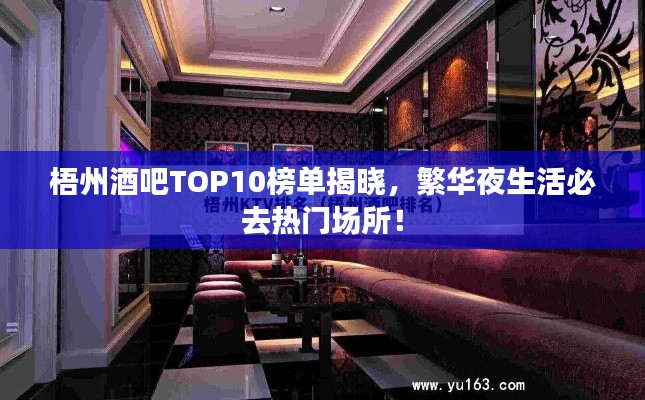 梧州酒吧TOP10榜单揭晓，繁华夜生活必去热门场所！