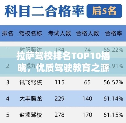 拉萨驾校排名TOP10揭晓，优质驾驶教育之源解读