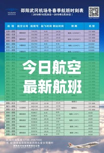 今日航空最新航班动态更新，不容错过！